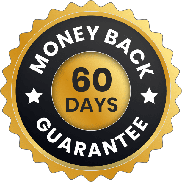 60 days money-back-guarantee